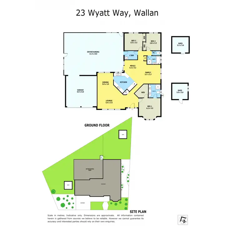 Floorplan of Homely house listing, 23 Wyatt Way, Wallan VIC 3756