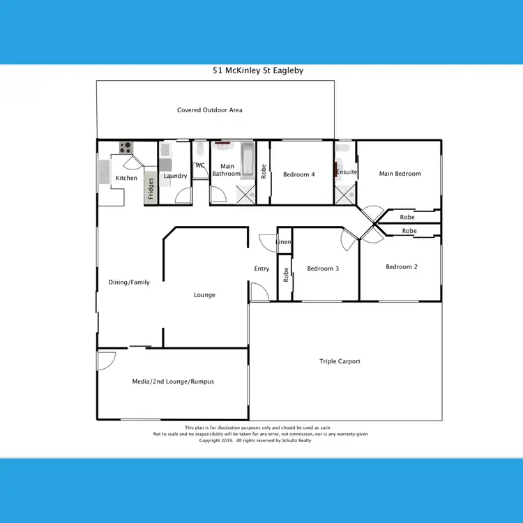 Floorplan of Homely house listing, 51 McKinley Street, Eagleby QLD 4207