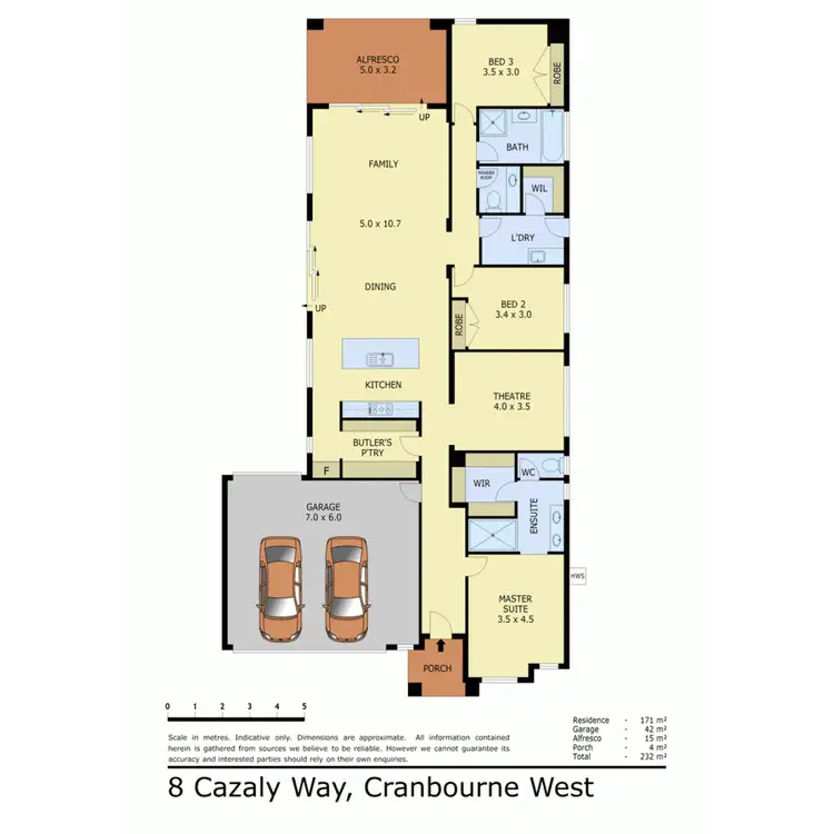 Floorplan of Homely house listing, 8 Cazaly Way, Cranbourne West VIC 3977