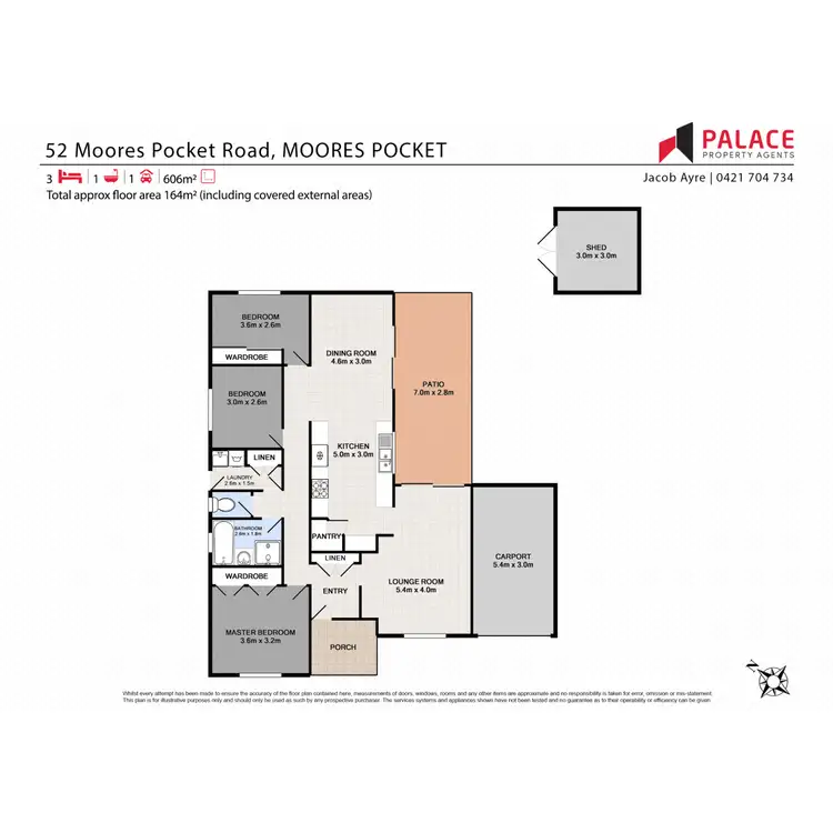 Floorplan of Homely house listing, 52 Moores Pocket Road, Moores Pocket QLD 4305
