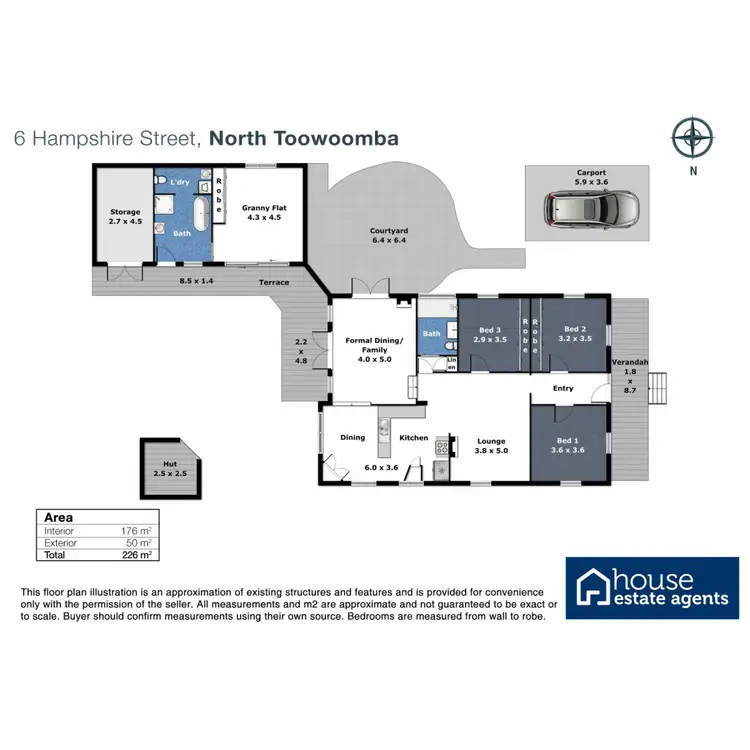 Floorplan of Homely house listing, 6 Hampshire Street, North Toowoomba QLD 4350