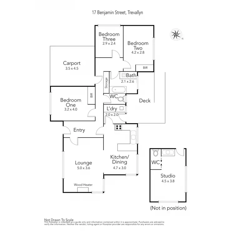 Floorplan of Homely house listing, 17 Benjamin Street, Trevallyn TAS 7250