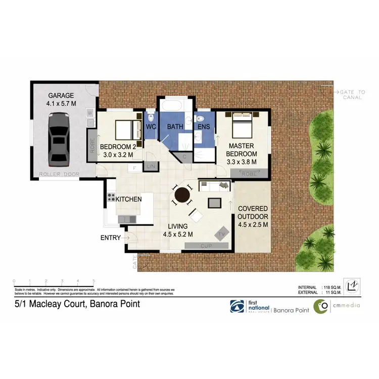 Floorplan of Homely villa listing, 5/1 Macleay Court, Banora Point NSW 2486