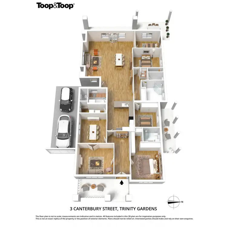 Floorplan of Homely house listing, 3 Canterbury Avenue, Trinity Gardens SA 5068