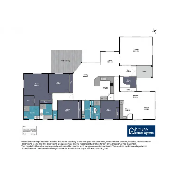 Floorplan of Homely house listing, 6 Top Camp Court, Top Camp QLD 4350