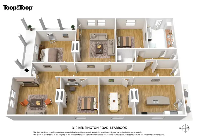 Floorplan of Homely house listing, 310 Kensington Road, Leabrook SA 5068