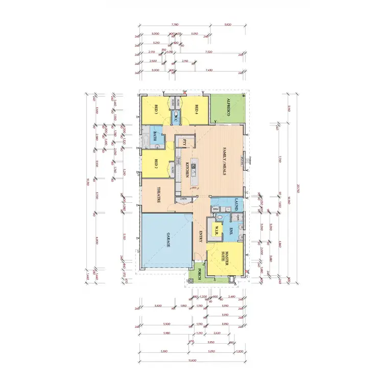 Floorplan of Homely house listing, Lot 63 Lazzaro Crescent, Sale VIC 3850