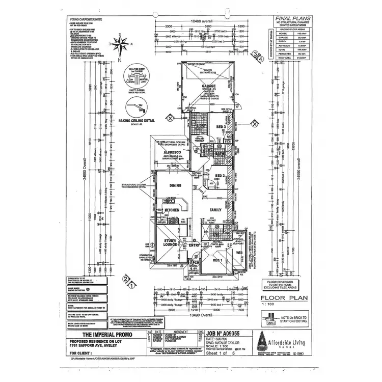 Floorplan of Homely house listing, 43 Safford Avenue, Aveley WA 6069