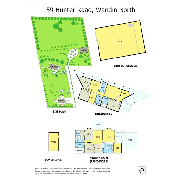 Floorplan of Homely house listing, 59 Hunter Road, Wandin North VIC 3139