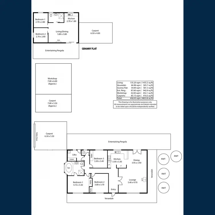 Floorplan of Homely house listing, 18 Kingfisher Drive, Clare SA 5453