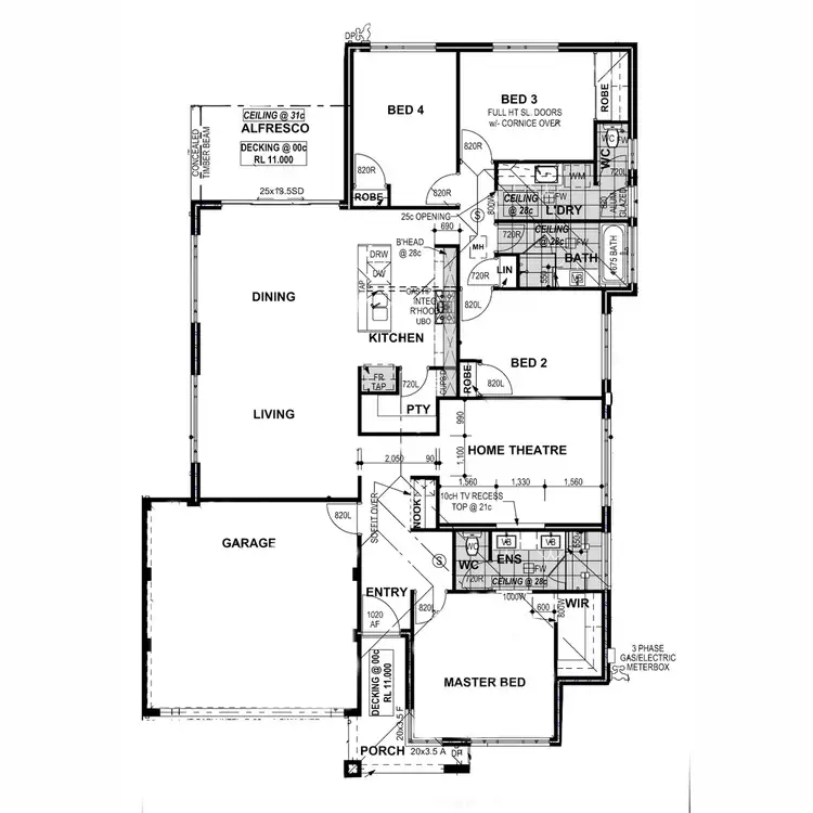 Floorplan of Homely house listing, 22 Cascade Road, Lakelands WA 6180