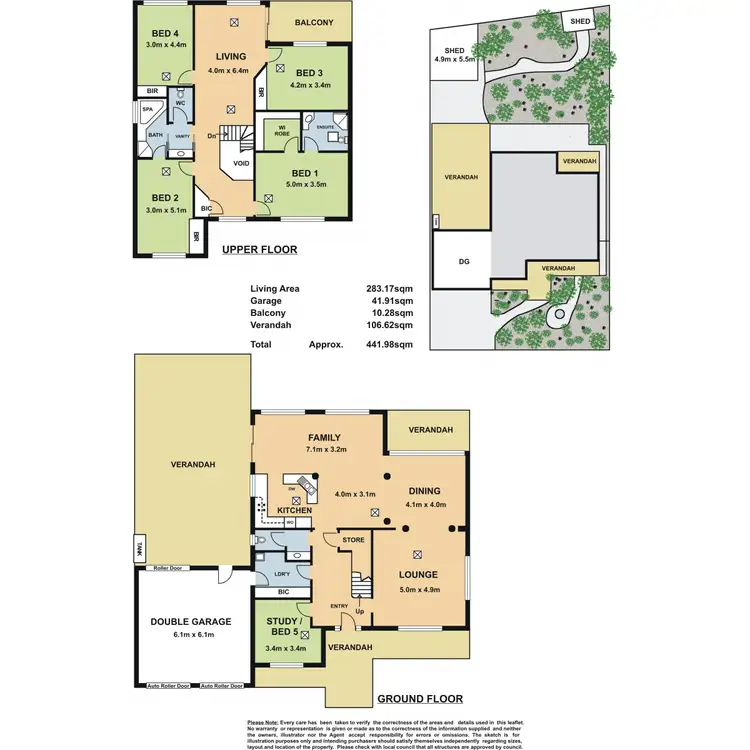 Floorplan of Homely house listing, 10 Linear Park Drive, Highbury SA 5089