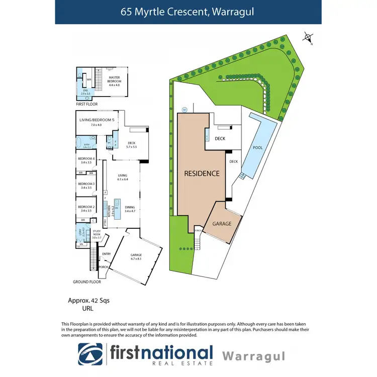 Floorplan of Homely house listing, 65 Myrtle Crescent, Warragul VIC 3820
