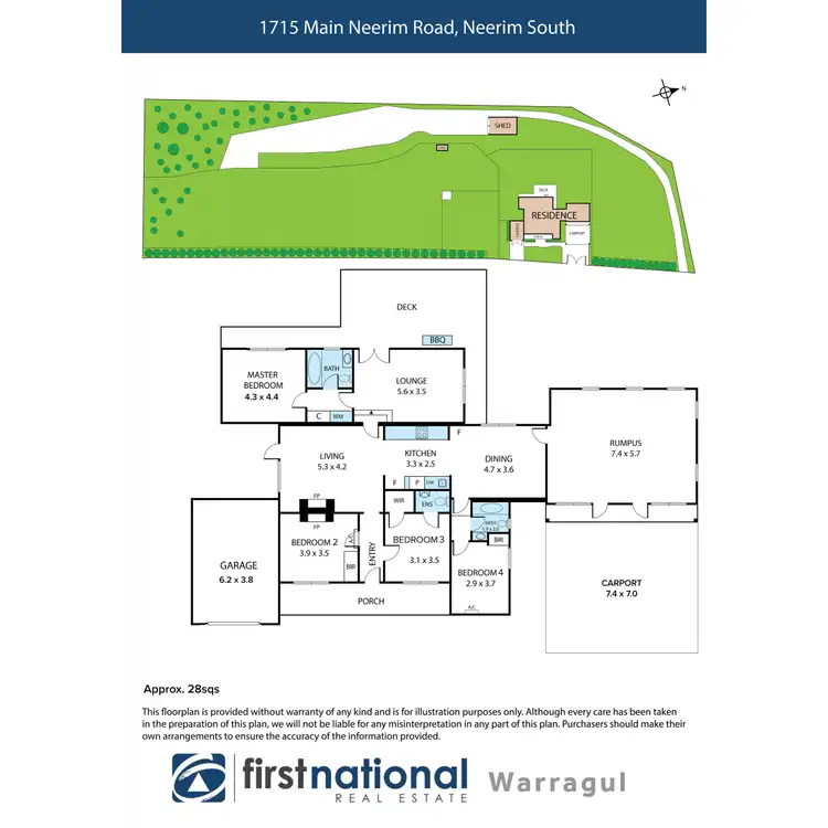 Floorplan of Homely rural property listing, 1715 Main Neerim Road, Neerim South VIC 3831