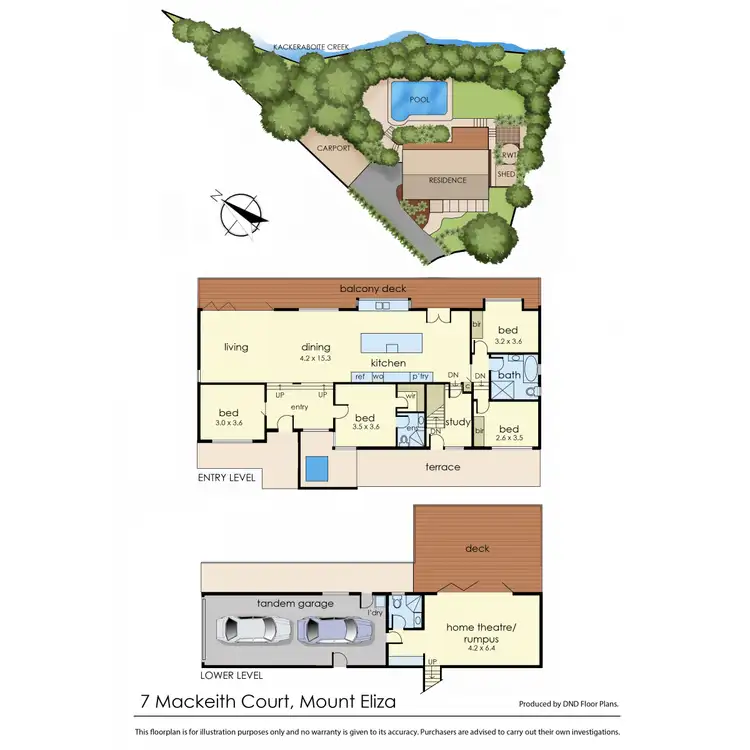 Floorplan of Homely house listing, 7 Mackeith Court, Mount Eliza VIC 3930