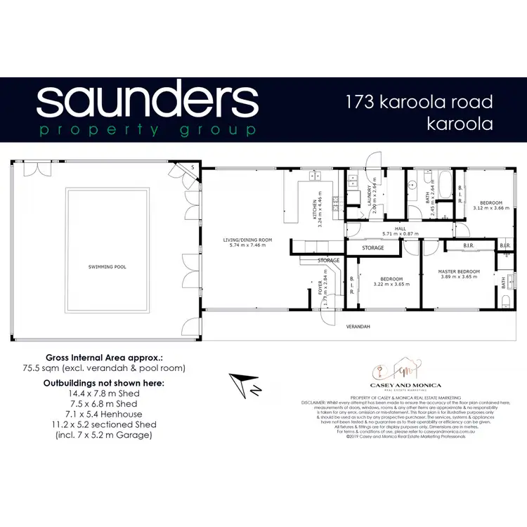 Floorplan of Homely house listing, 173 Karoola Road, Karoola TAS 7267
