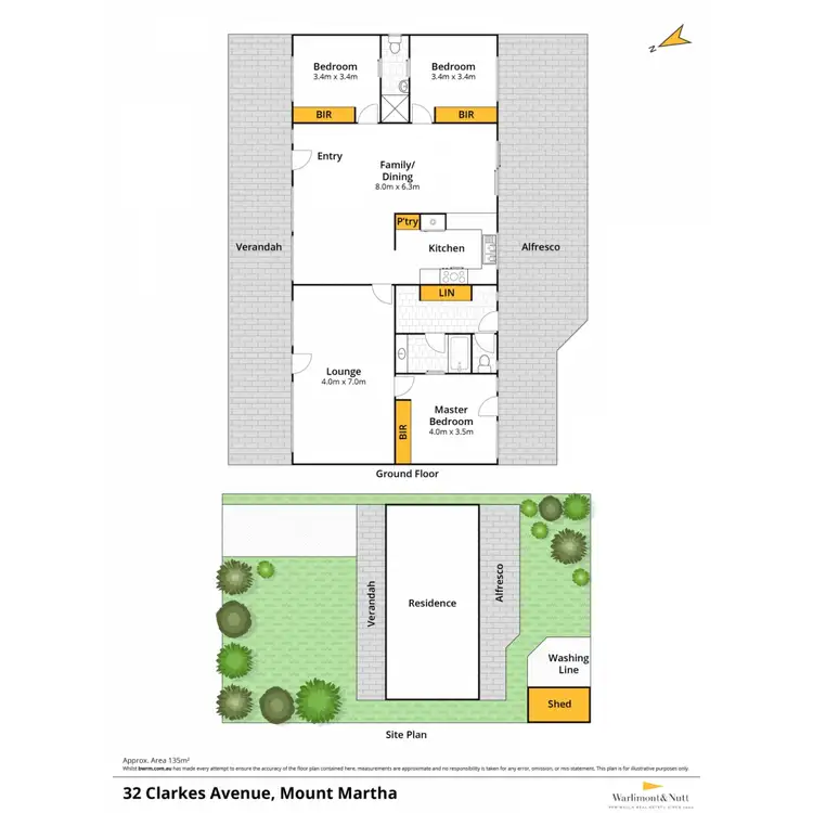 Floorplan of Homely house listing, 32 Clarkes Avenue, Mount Martha VIC 3934