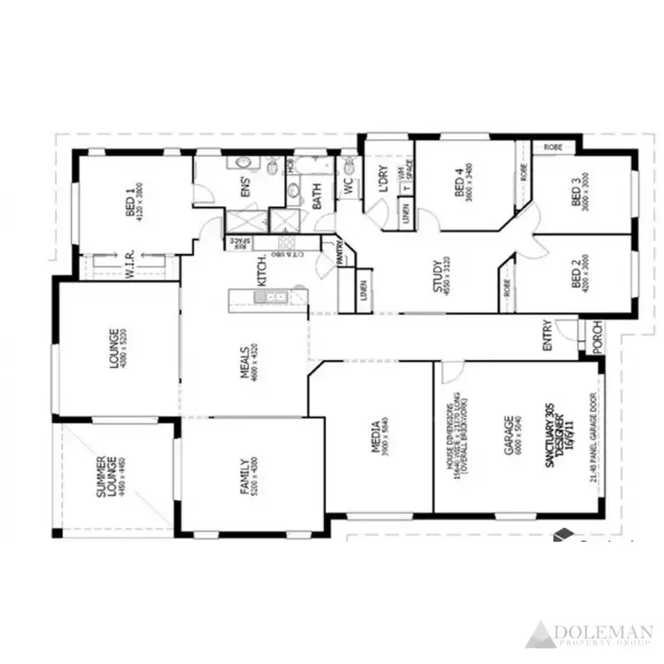 Floorplan of Homely house listing, 2 Coorabelle Crescent, Ormeau QLD 4208