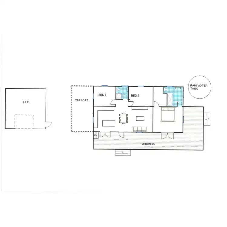 Floorplan of Homely house listing, 4990 Captain Cook Highway, Oak Beach QLD 4877
