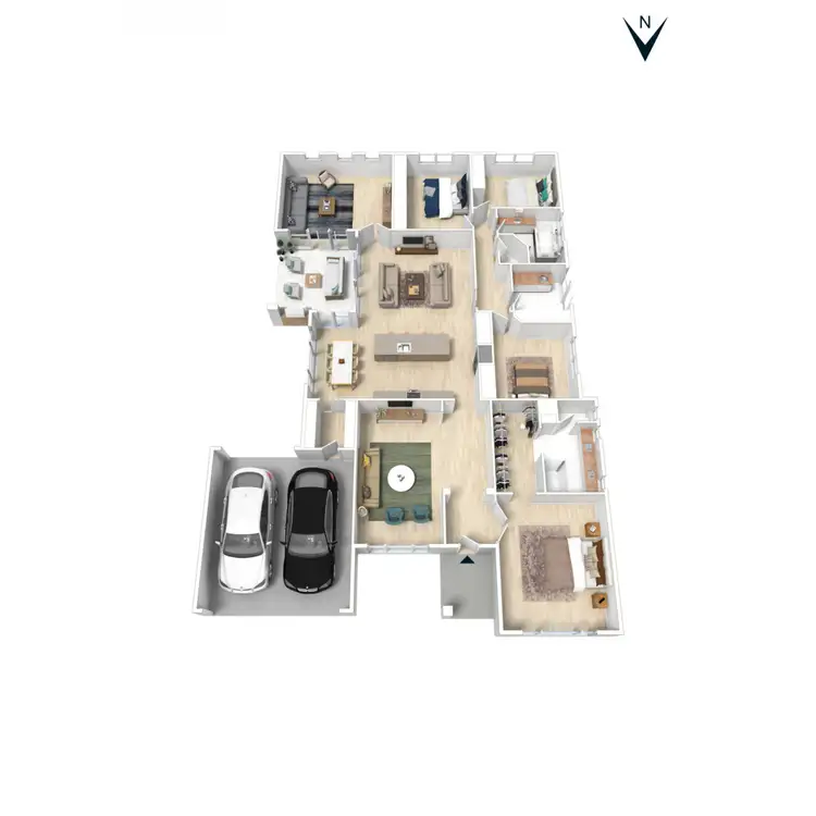 Floorplan of Homely house listing, 55 Parkedge Circuit, Rosebud VIC 3939