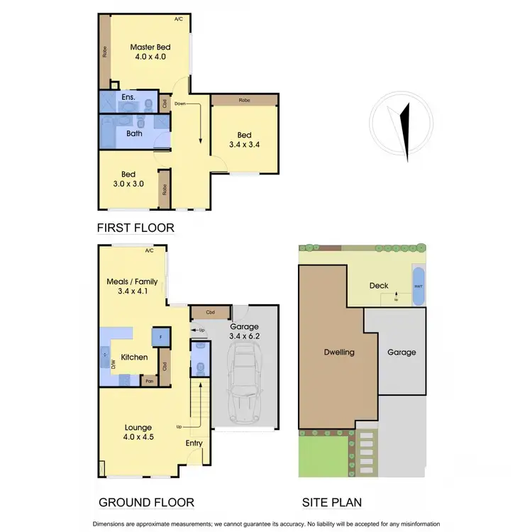 Floorplan of Homely townhouse listing, 2B Evans Street, Scoresby VIC 3179