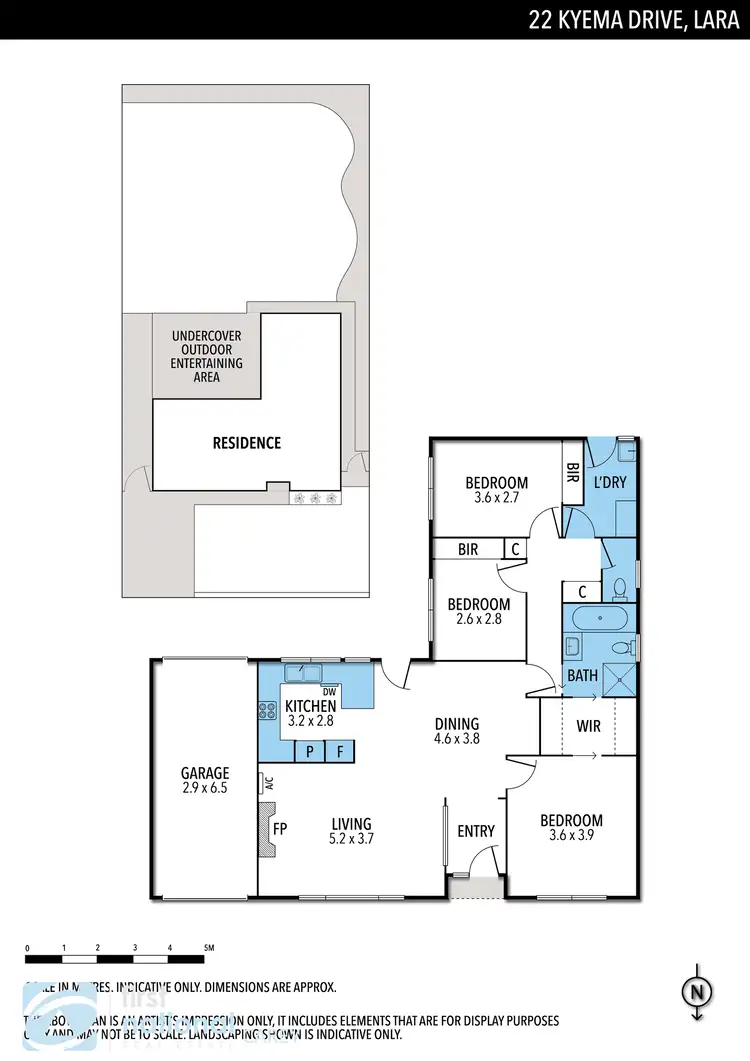 Floorplan of Homely house listing, 22 Kyema Drive, Lara VIC 3212