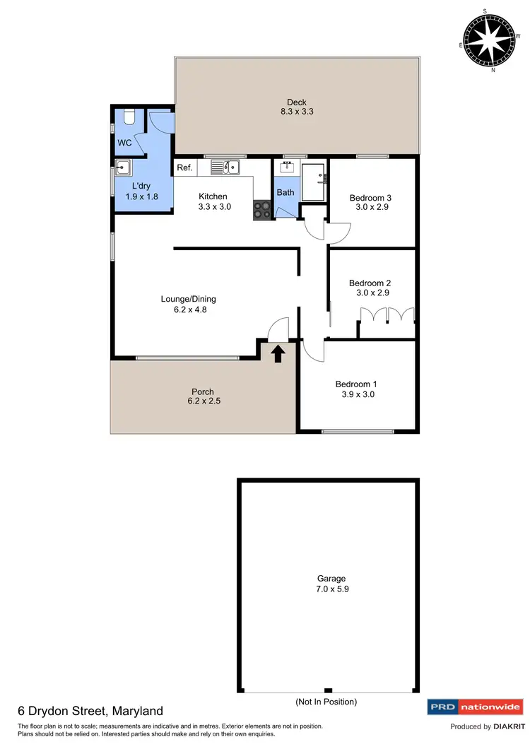 Floorplan of Homely house listing, 6 Drydon Street, Wallsend NSW 2287