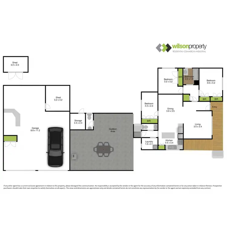 Floorplan of Homely house listing, 100 Henry Street, Traralgon VIC 3844