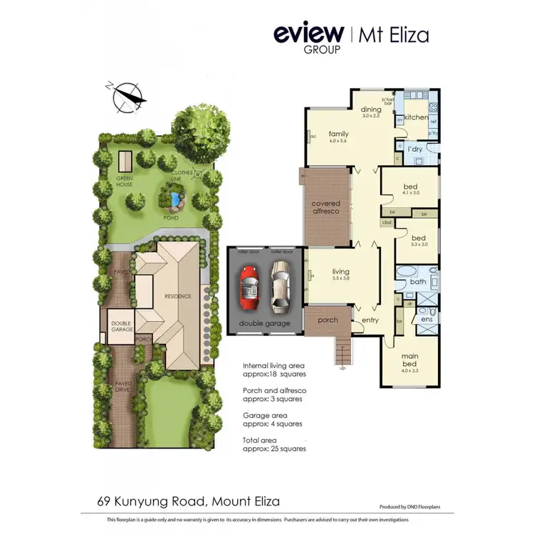 Floorplan of Homely house listing, 69 Kunyung Road, Mount Eliza VIC 3930