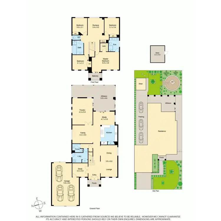 Floorplan of Homely house listing, 46 McGowan Drive, Skye VIC 3977
