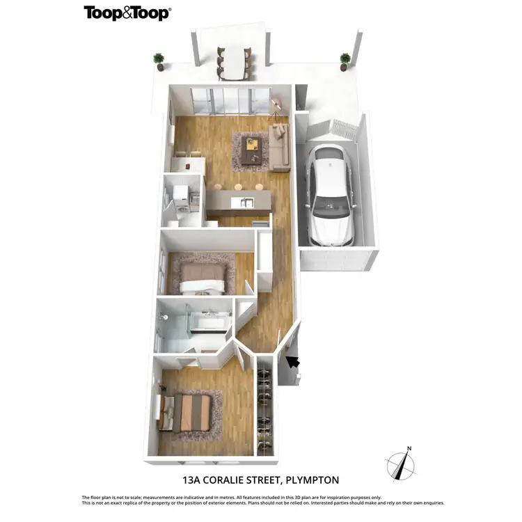 Floorplan of Homely house listing, 13A Coralie Street, Plympton SA 5038