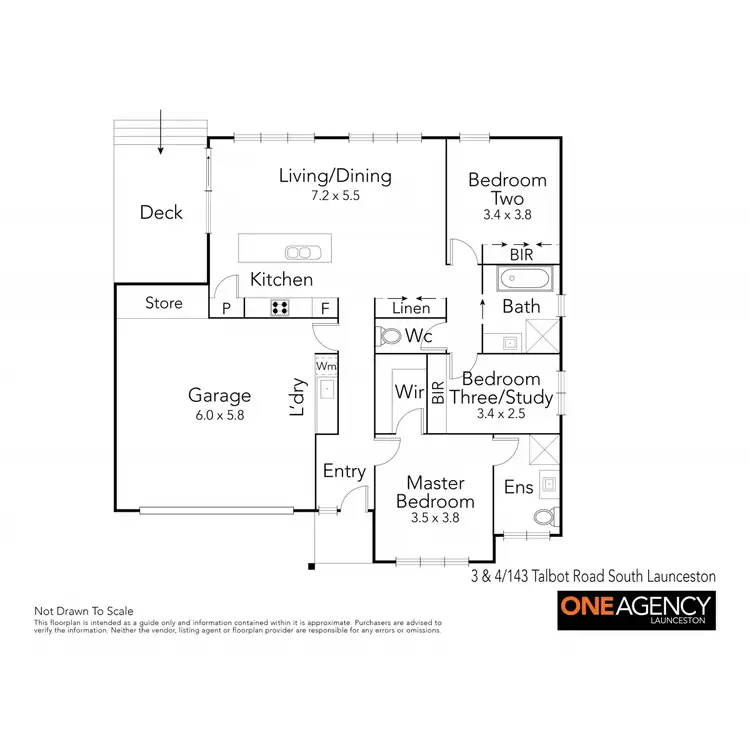 Floorplan of Homely unit listing, 4/143 Talbot Road, South Launceston TAS 7249