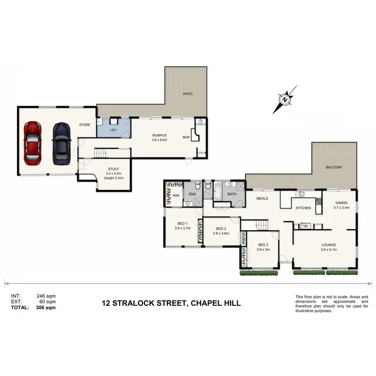 Floorplan of Homely house listing, 12 Stralock Street, Chapel Hill QLD 4069