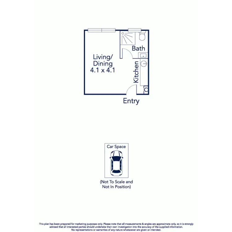 Floorplan of Homely apartment listing, 32/22-28 Canterbury Street, Flemington VIC 3031