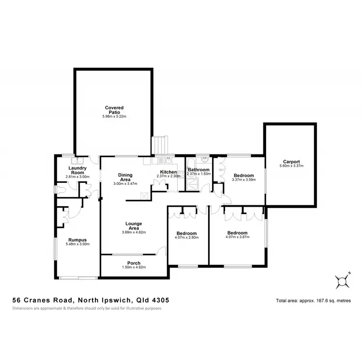 Floorplan of Homely house listing, 56 Cranes Road, North Ipswich QLD 4305