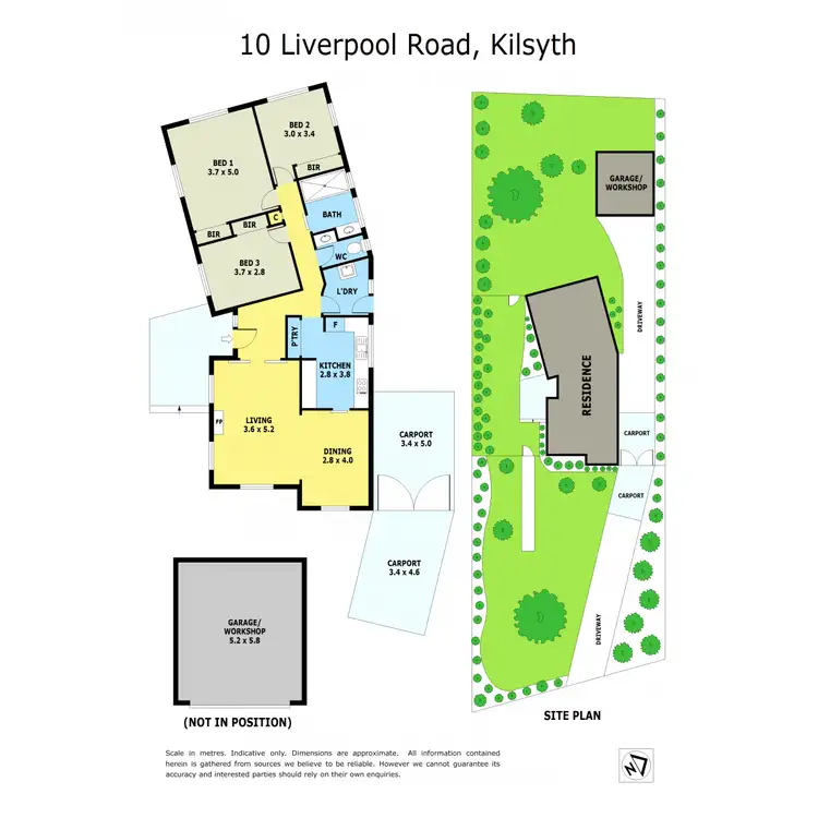 Floorplan of Homely house listing, 10 Liverpool Road, Kilsyth VIC 3137