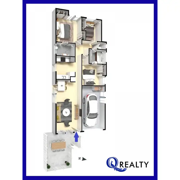 Floorplan of Homely house listing, 6 Pinnacle Close, Springfield Lakes QLD 4300
