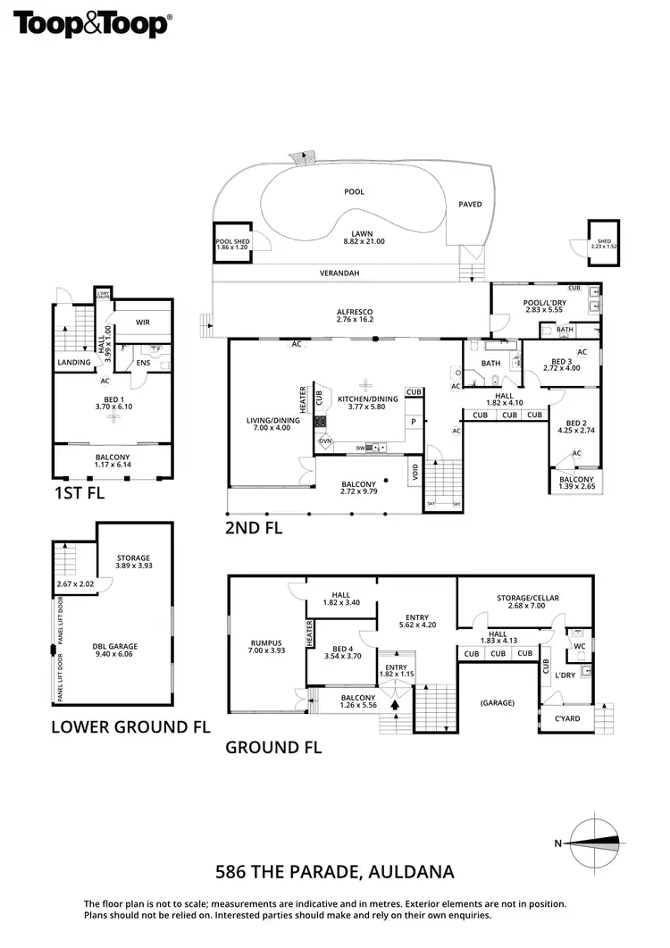 Floorplan of Homely house listing, 586 The Parade, Auldana SA 5072