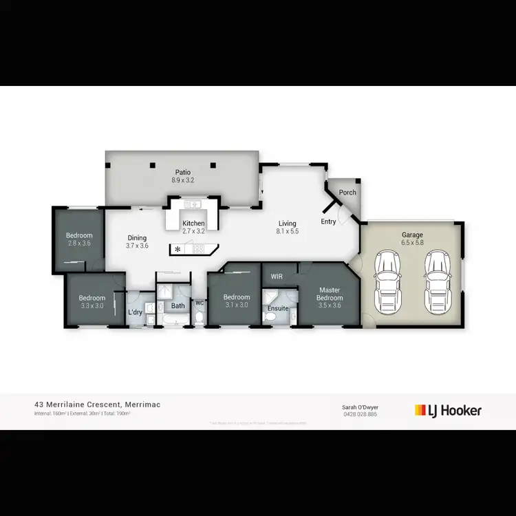 Floorplan of Homely house listing, 43 Merrilaine Crescent, Merrimac QLD 4226