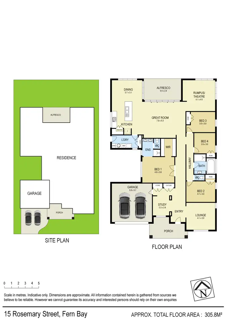Floorplan of Homely house listing, 15 Rosemary Street, Fern Bay NSW 2295