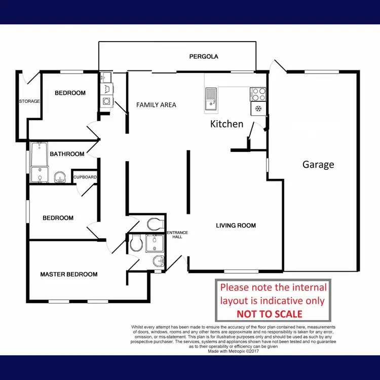 Floorplan of Homely house listing, 9 Yarnall Place, Ferndale WA 6148