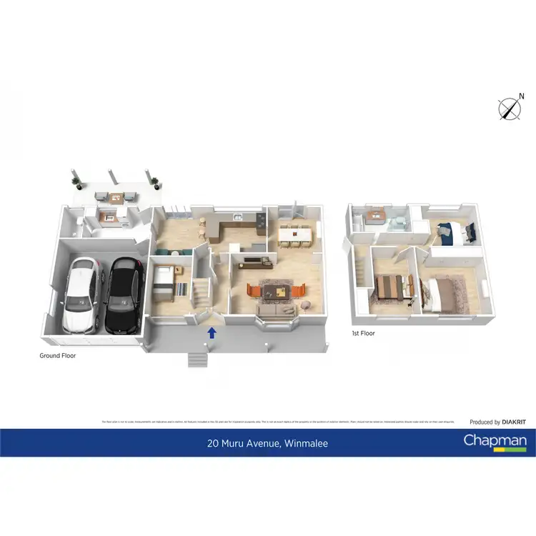 Floorplan of Homely house listing, 20 Muru Avenue, Winmalee NSW 2777