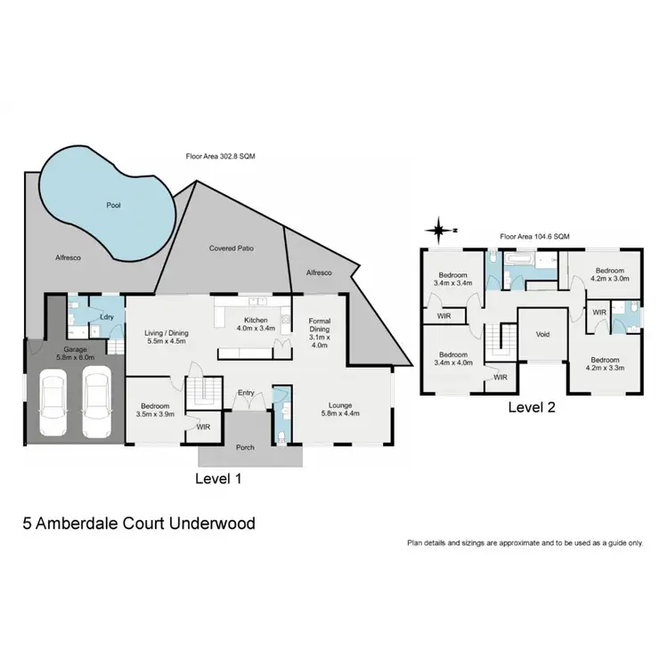 Floorplan of Homely house listing, 5 Amberdale Court, Underwood QLD 4119