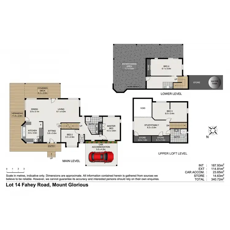 Floorplan of Homely house listing, Lot 14 Fahey Road, Mount Glorious QLD 4520