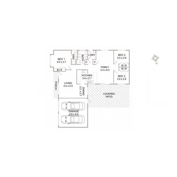 Floorplan of Homely house listing, 6 Greenmount Way, Mount Colah NSW 2079