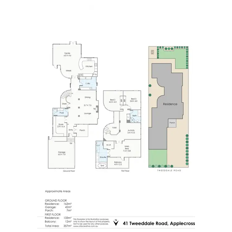 Floorplan of Homely house listing, 41 Tweeddale Road, Applecross WA 6153