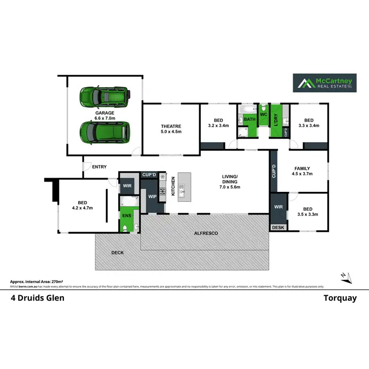 Floorplan of Homely house listing, 4 Druids Glen, Torquay VIC 3228