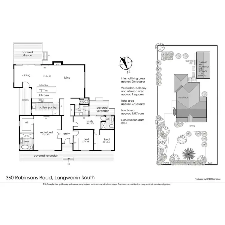 Floorplan of Homely house listing, 360 Robinsons Road, Langwarrin South VIC 3911