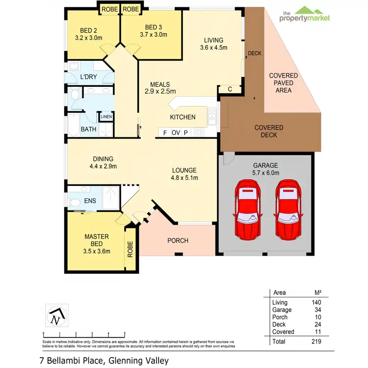 Floorplan of Homely house listing, 7 Bellambi Place, Glenning Valley NSW 2261