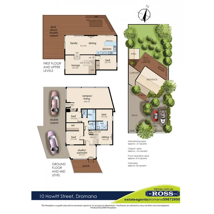 Floorplan of Homely house listing, 10 Howitt Street, Dromana VIC 3936